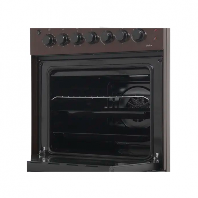  Комбинированная  газ плита Dolce 21 коричневый