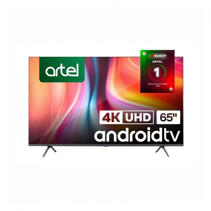 Телевизор TV Artel A65LU8500 smart 4k Тёмно-серый