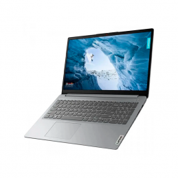 Ноутбуки LENOVO IDEAPAD 1- CEL N4500/8GB/256GB/15.6F/DOS Облачный серый