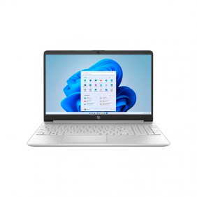 Ноутбук HP 15s-fq0008nia Intel Celeron N4120 4GB RAM 256GB SSD 15.6" Display Silver Dos Серебристый