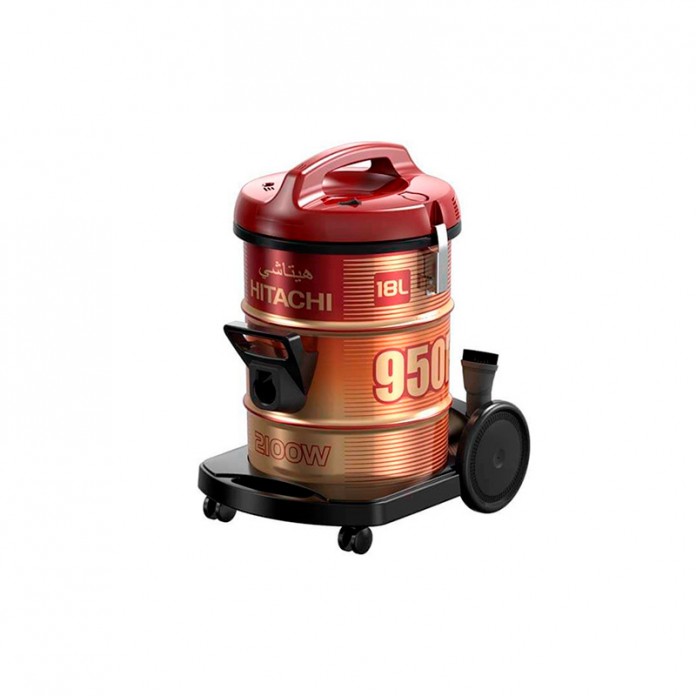 Пылесос Hitachi CV‑950F 240C, 18 л, 2100 Вт, Винно-красный