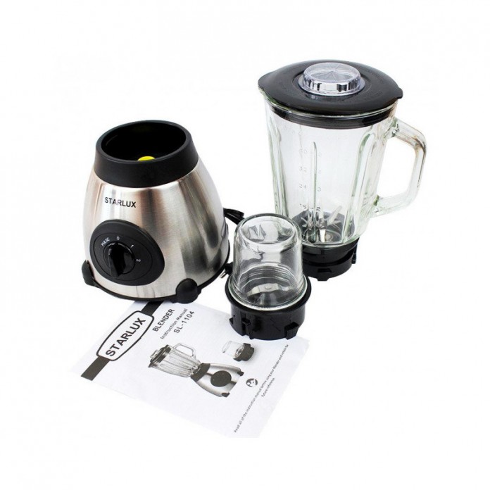 Блендер Starlux SL‑1104 2 в 1, Серебристый