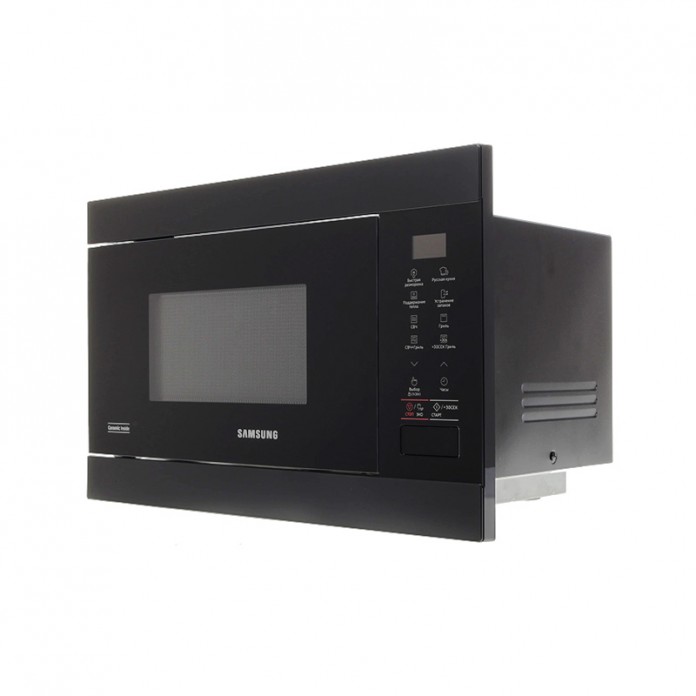 Встраиваемая микроволновая печь Samsung MG22M8054AK/BW, 22 л, Чёрный