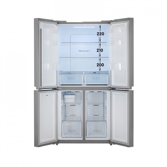 Холодильник Samsung RF48A4000M9/WT 468 л, Серебристый