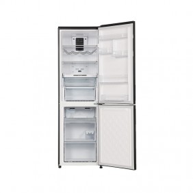 Холодильник Hitachi R-BG410PU6X GBK 330 л, Чёрное стекло