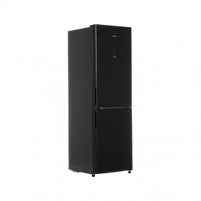 Холодильник Hitachi R-BG410PU6X GBK 330 л, Чёрное стекло