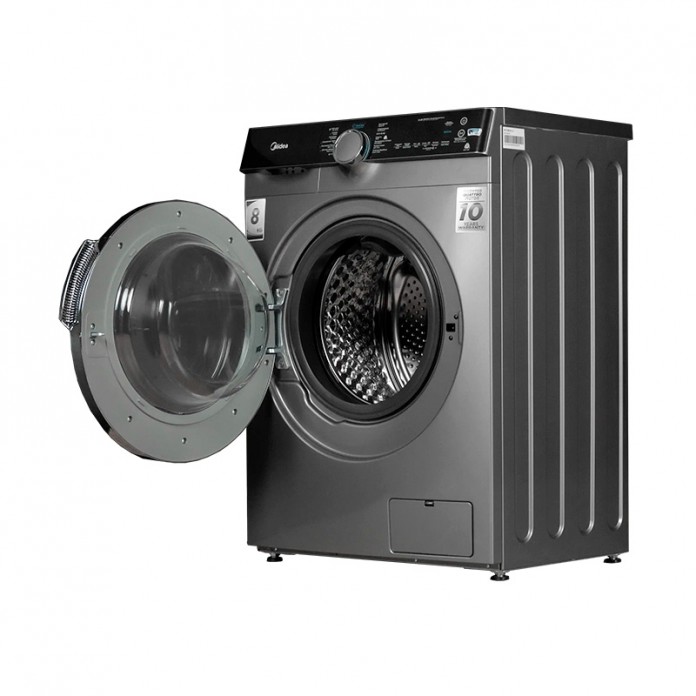 Стиральная машина Midea MFK03W80B/S-C 8 кг инвертор, Серый