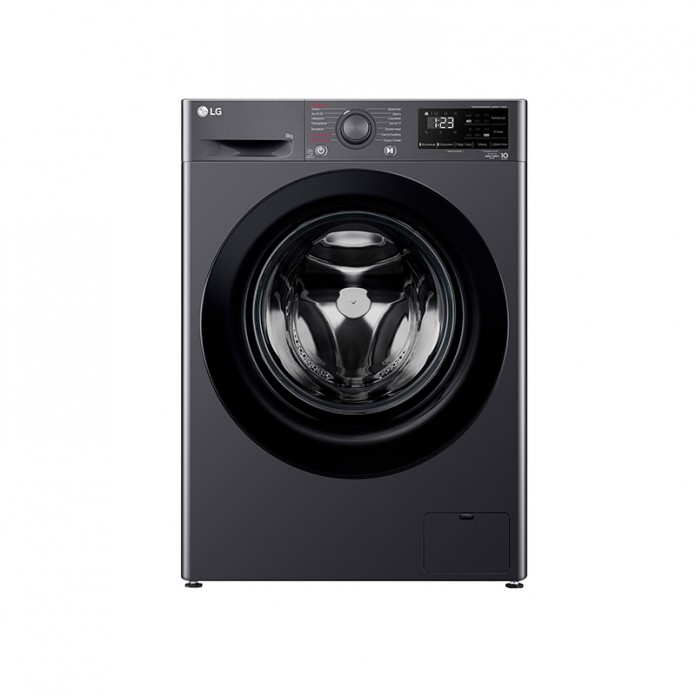 Стиральная машина LG F2V3PS6J 8 кг, Чёрный